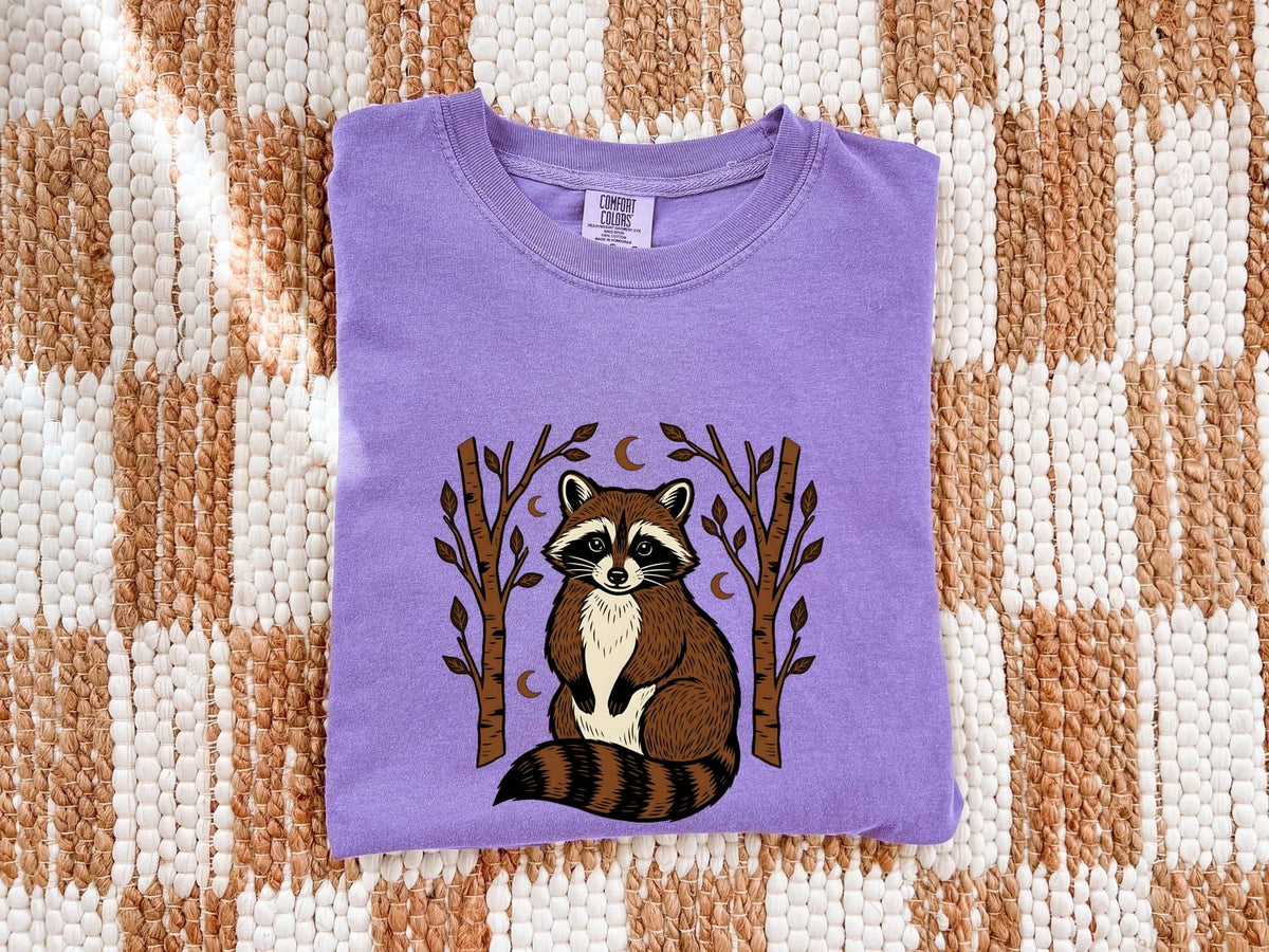 Raccoon Shirt, Trash Panda Tee, Woodland Animal Graphic Tee