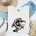 Skateboarding Sloth Shirt, Funny Sloth Tee, Skater Graphic Tee