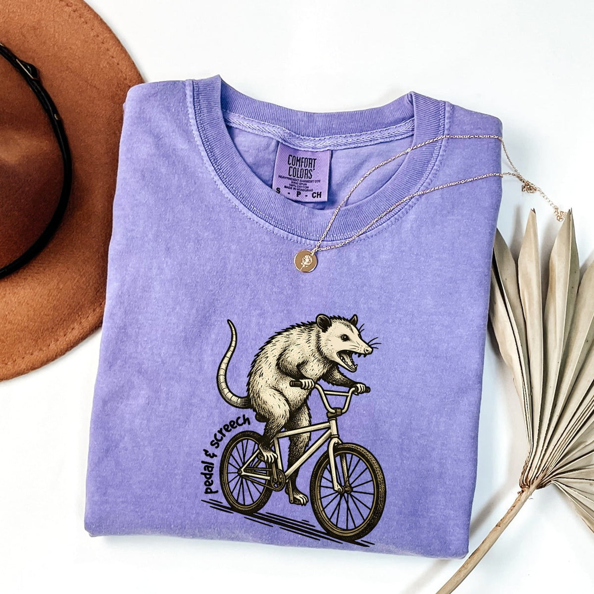 Funny Possum Shirt, Pedal Your Possum Tee, Opossum Graphic Tee