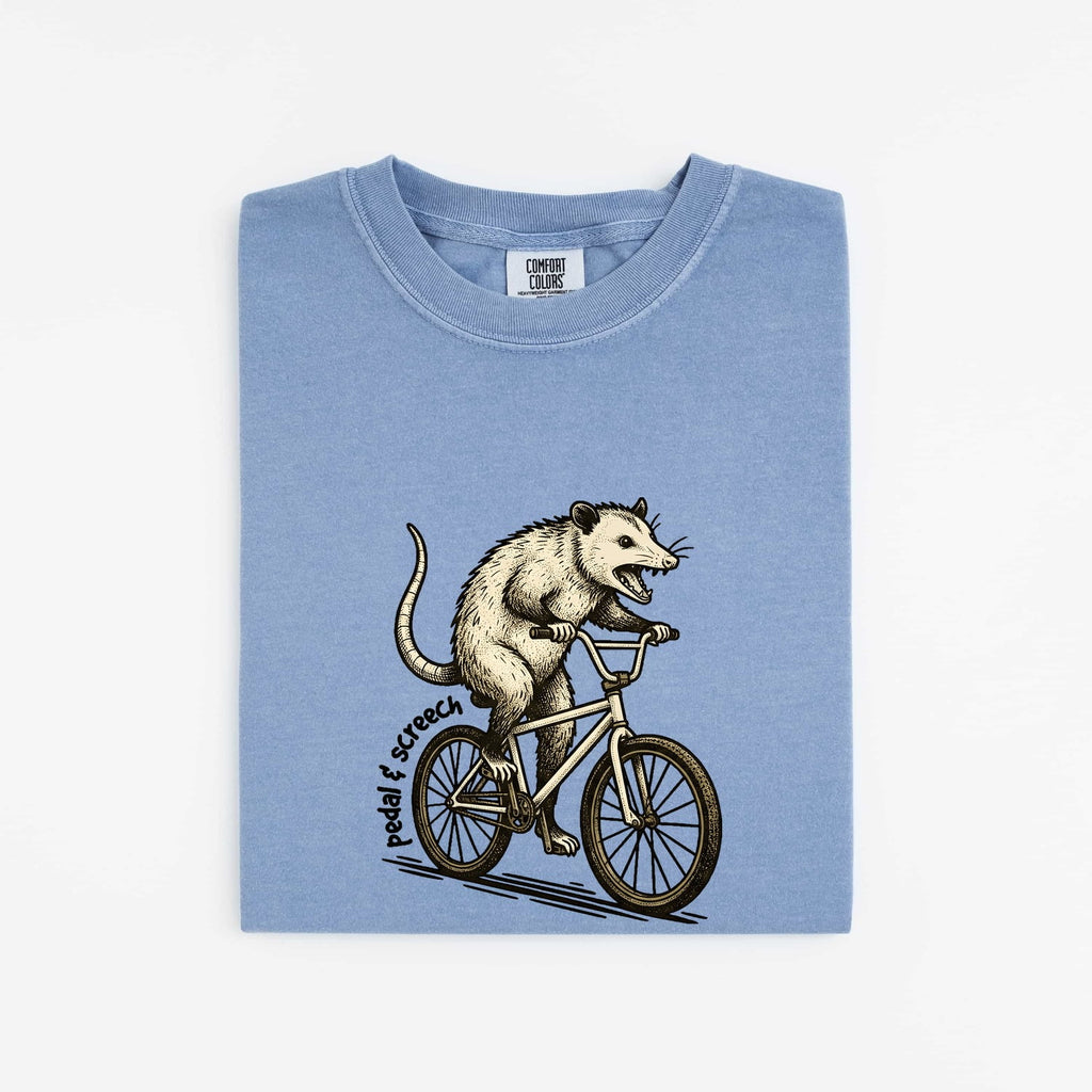 Funny Possum Shirt, Pedal Your Possum Tee, Opossum Graphic Tee