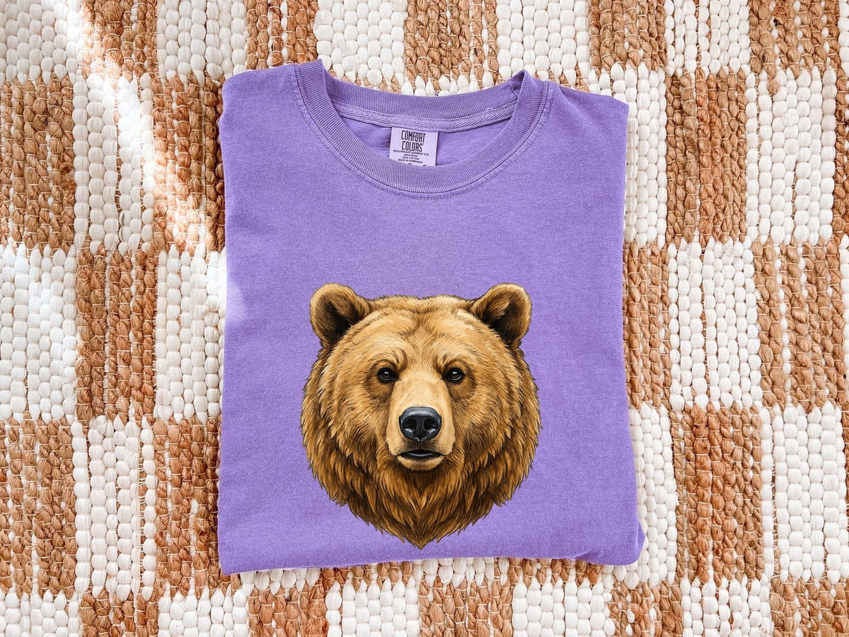 Bear Shirt, Grizzly Bear Tee, Bear Lover Gift