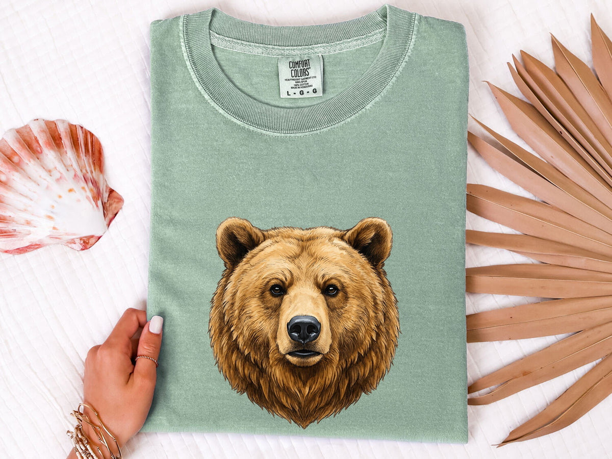 Bear Shirt, Grizzly Bear Tee, Bear Lover Gift