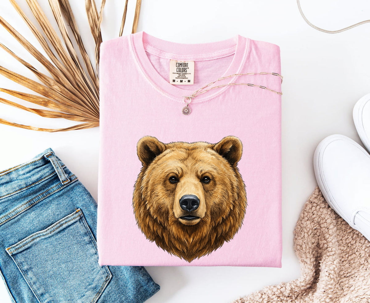 Bear Shirt, Grizzly Bear Tee, Bear Lover Gift