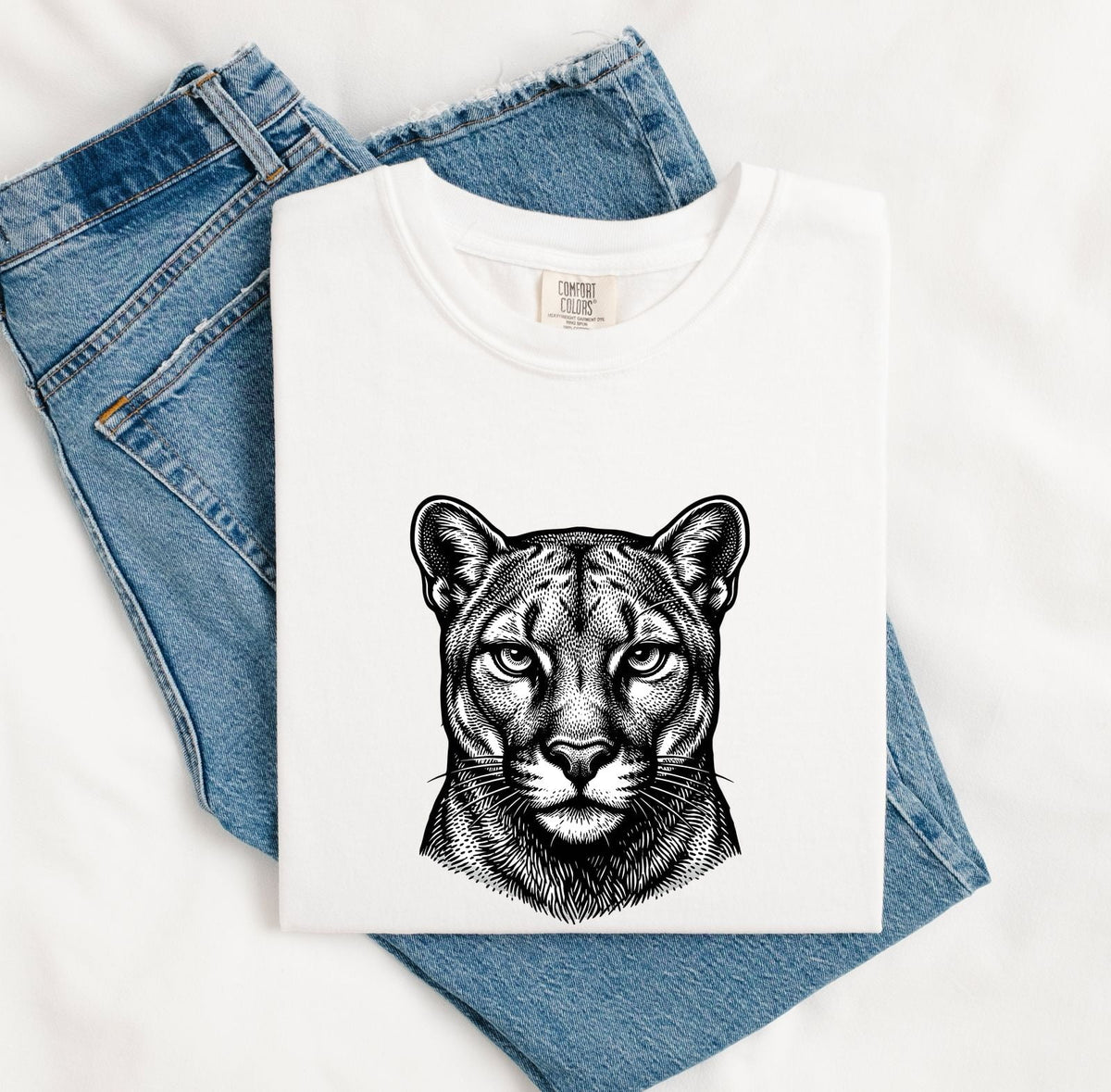Big Cat Shirt, Wild Cat Graphic Tee, Panther Style Tee