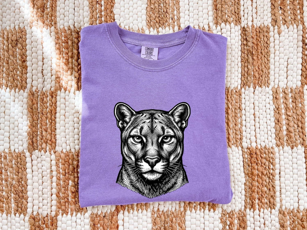 Big Cat Shirt, Wild Cat Graphic Tee, Panther Style Tee
