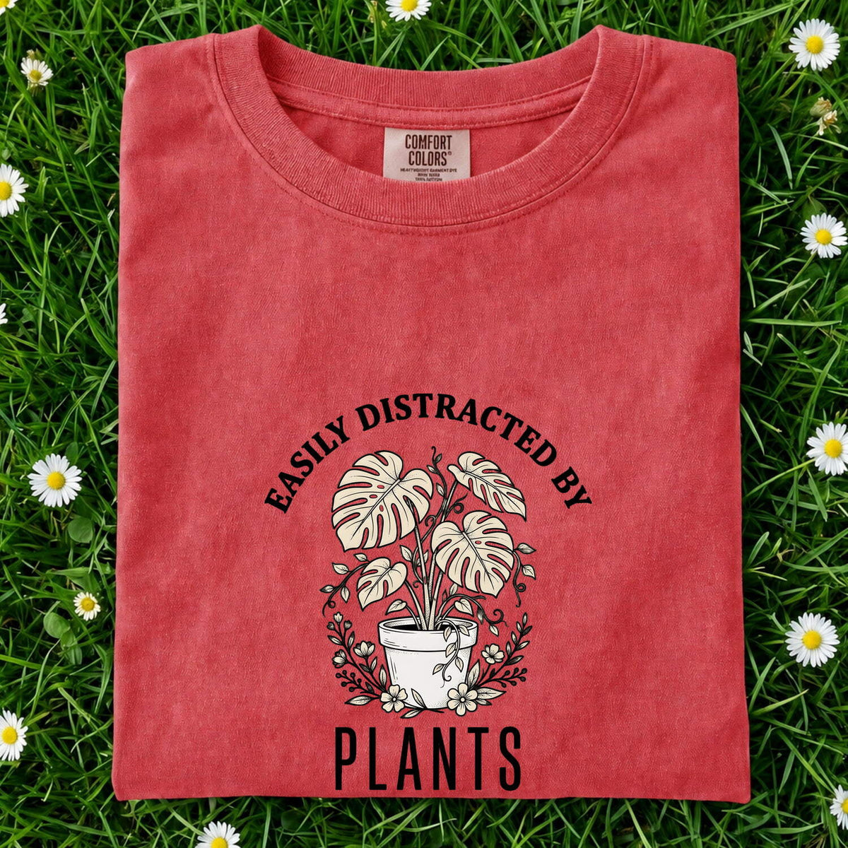 Easily Distracted by Plants Shirt, Plant Lover Tee, Funny Gardening Tee
