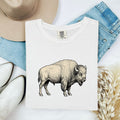 Bison Shirt, Vintage Buffalo Tee, Western Wildlife Tee