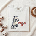 Square Up Possum Shirt, Funny Opossum Tee, Sarcastic Animal Graphic Tee