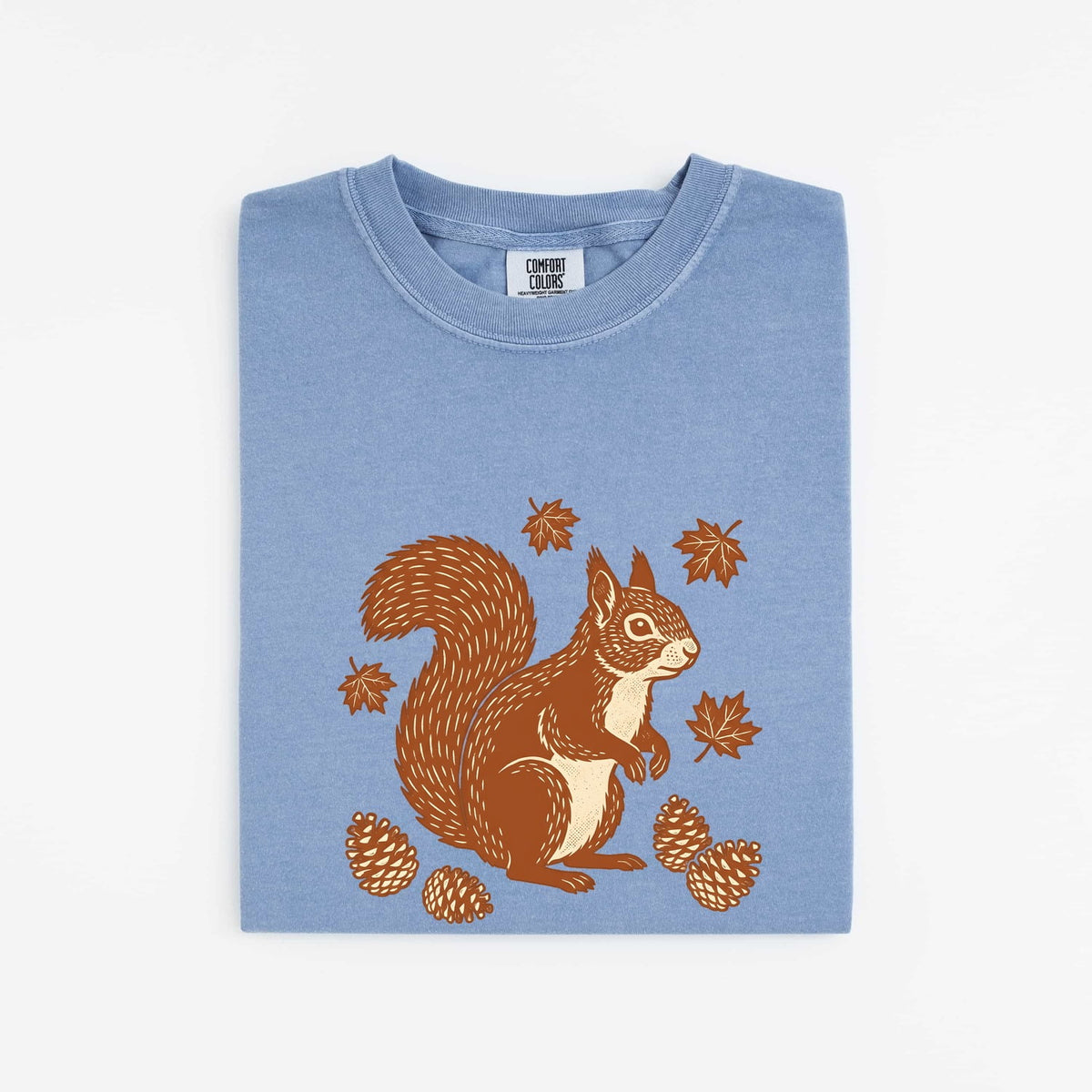Squirrel Shirt, Autumn Woodland Tee, Cute Squirrel Graphic Tee