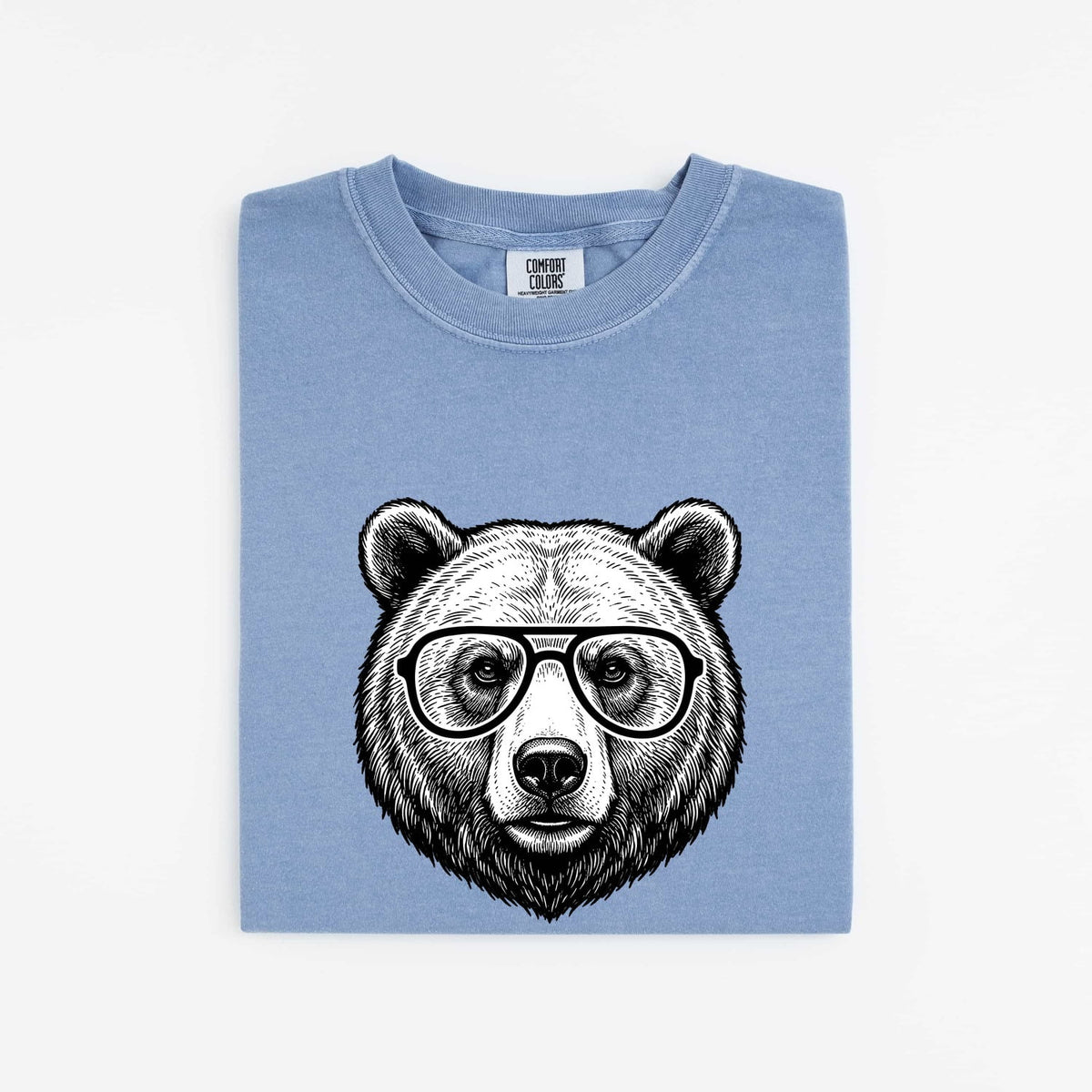 Funny Bear With Glasses Shirt, Hipster Bear Tee, Bear Lover Gift