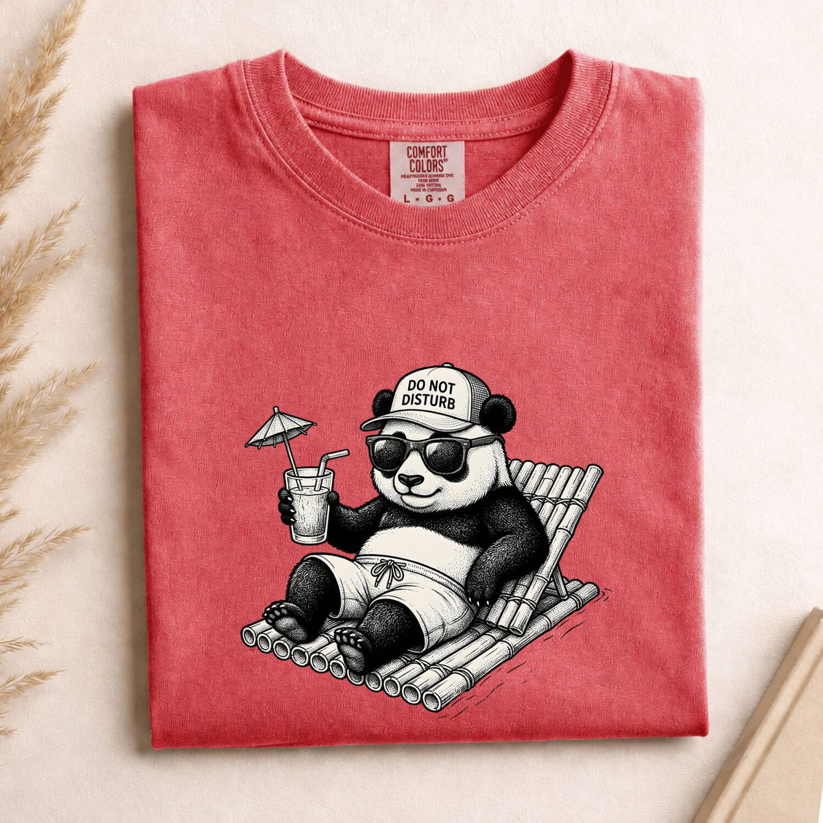 Do Not Disturb Panda Shirt, Funny Panda Tee, Lazy Day Graphic Tee