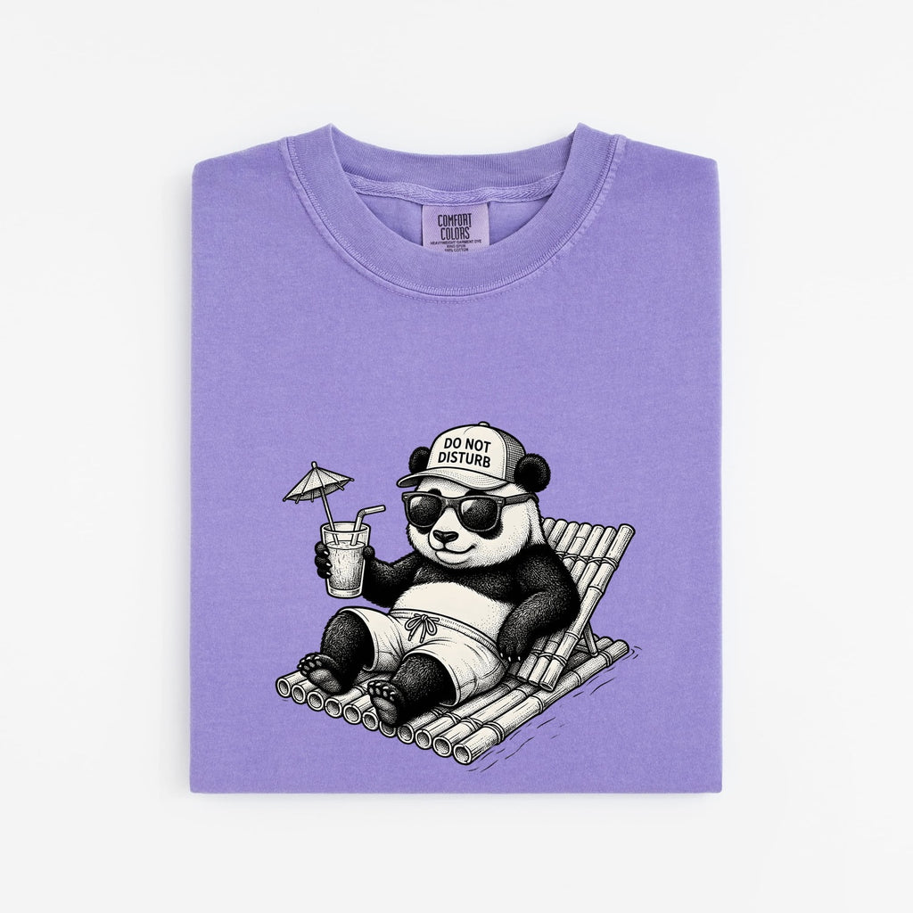 Do Not Disturb Panda Shirt, Funny Panda Tee, Lazy Day Graphic Tee