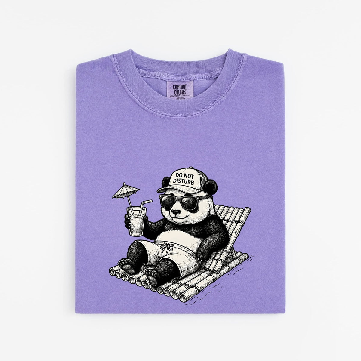 Do Not Disturb Panda Shirt, Funny Panda Tee, Lazy Day Graphic Tee