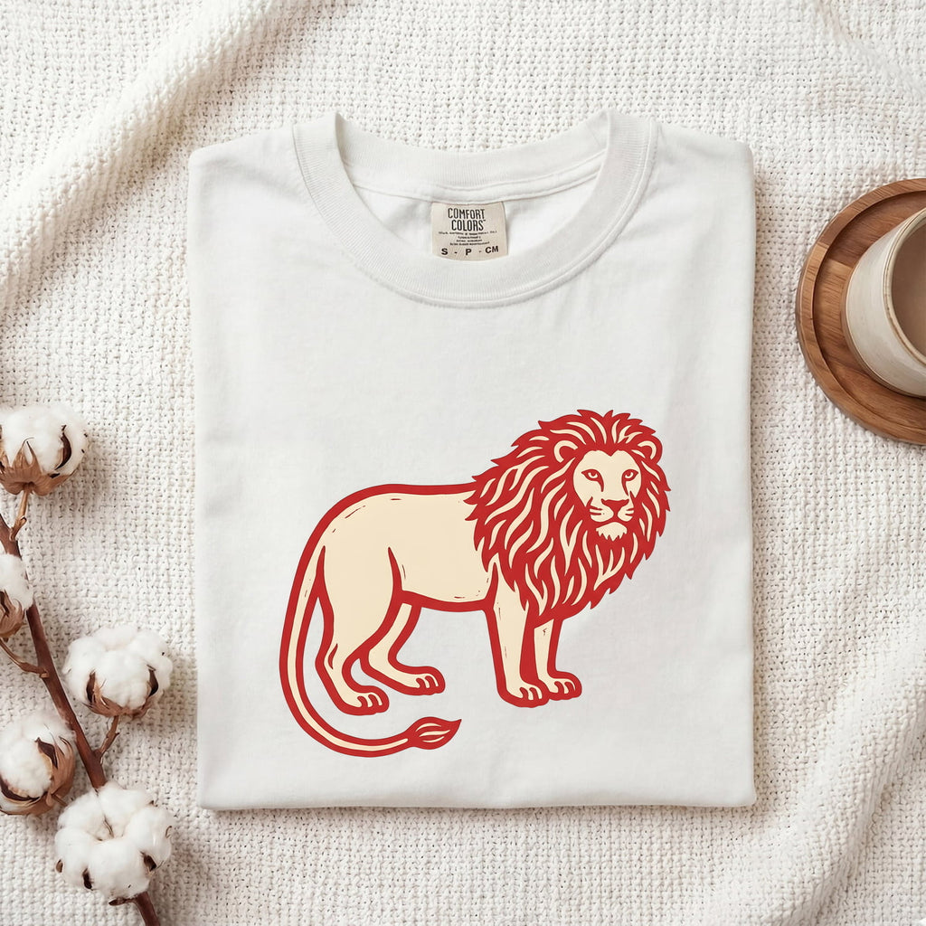Lion Shirt, Lion Graphic Tee, Wildlife Tee