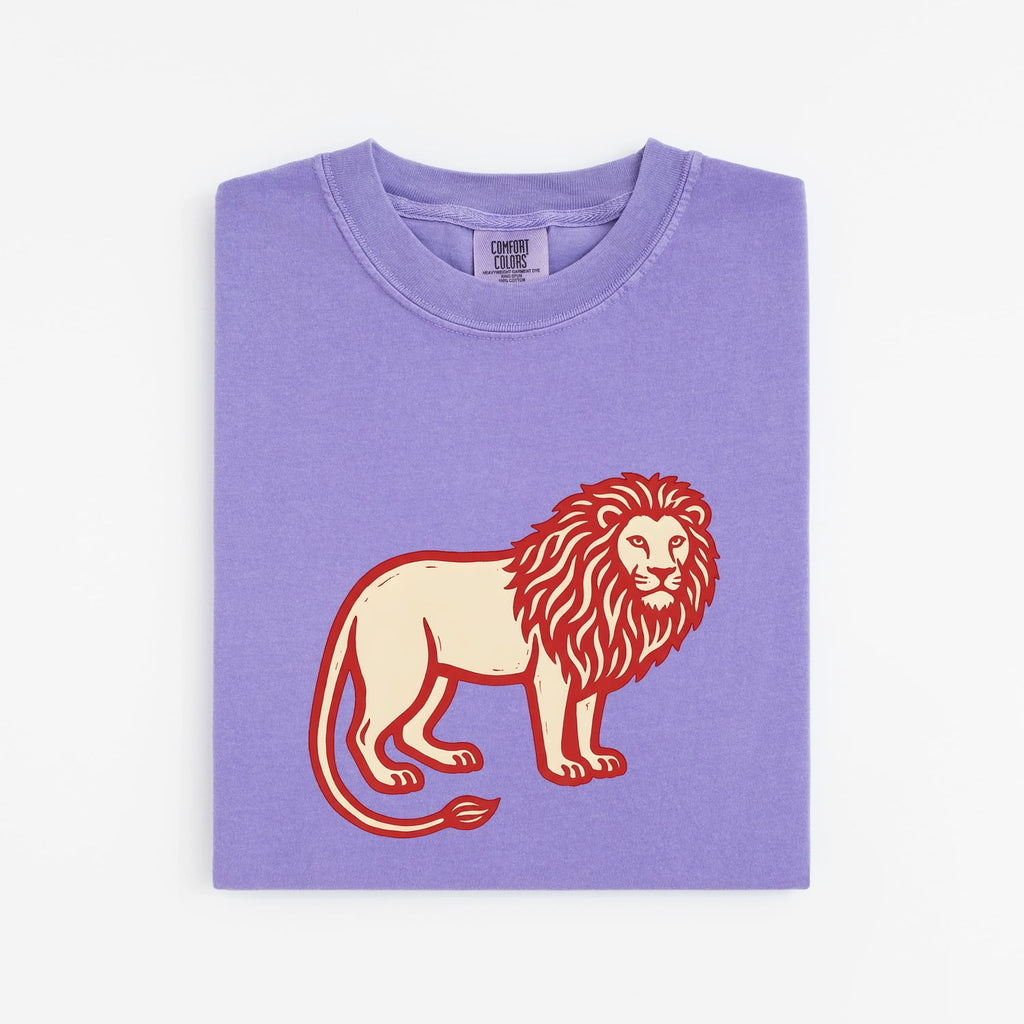 Lion Shirt, Lion Graphic Tee, Wildlife Tee