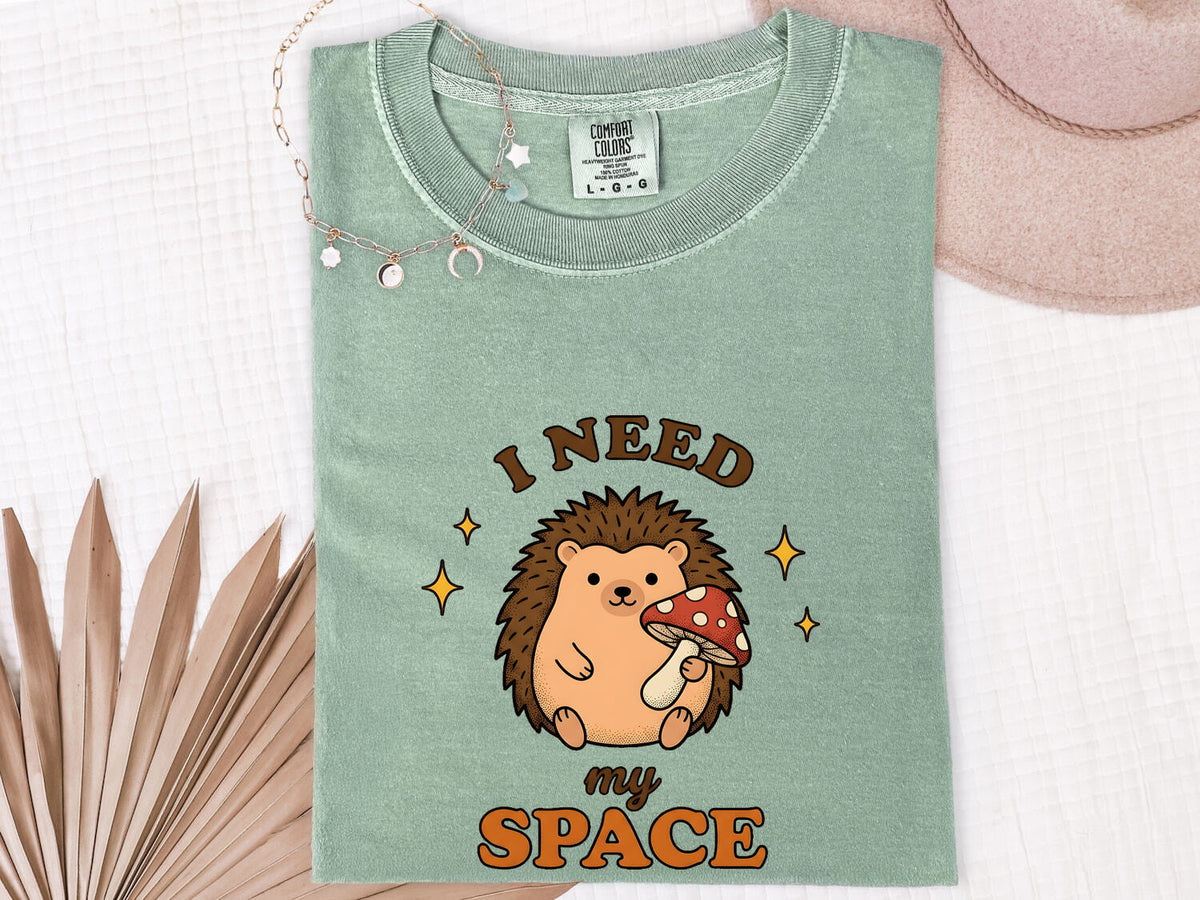 I Need My Space Shirt, Funny Hedgehog Tee, Introvert Shirt