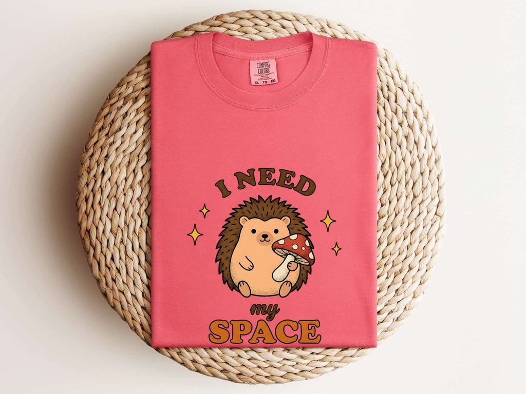 I Need My Space Shirt, Funny Hedgehog Tee, Introvert Shirt