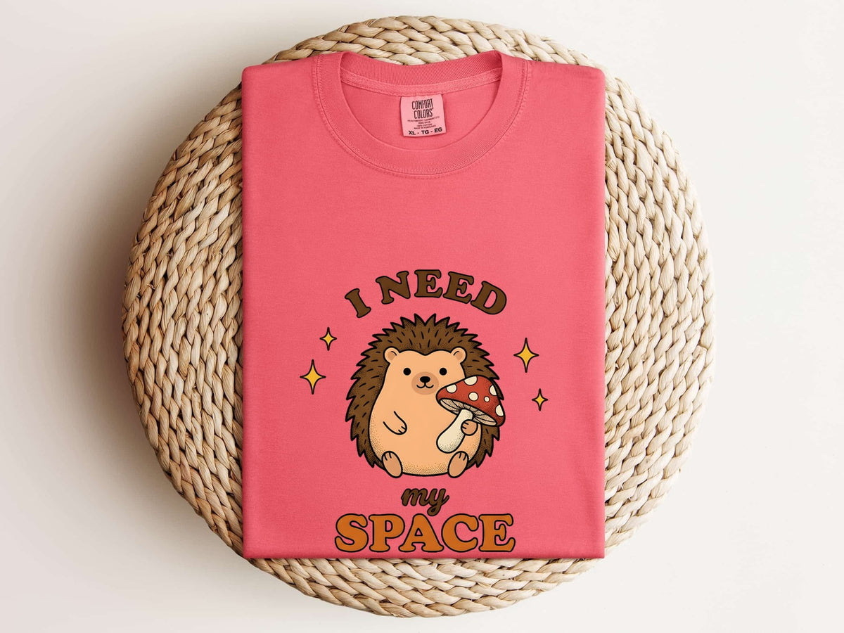I Need My Space Shirt, Funny Hedgehog Tee, Introvert Shirt