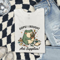 Oops I Bought Art Supplies Shirt, Funny Artist Frog Tee, Crafter Gift