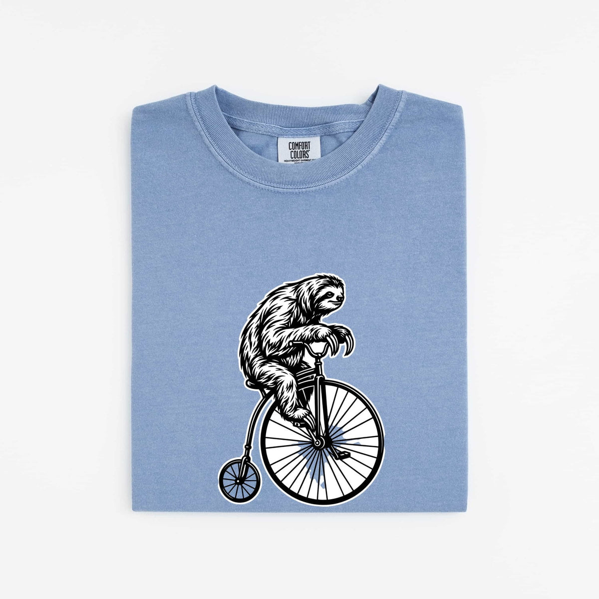 Sloth Riding Bicycle Shirt, Funny Sloth Tee, Cycling Lover Gift