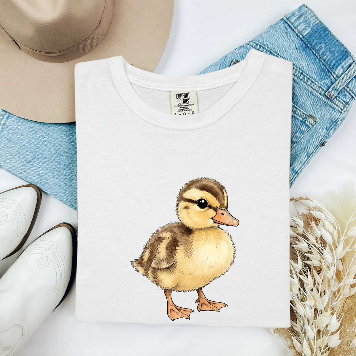 Cute Duckling Shirt, Duck Lover Tee, Farm Animal Graphic Tee