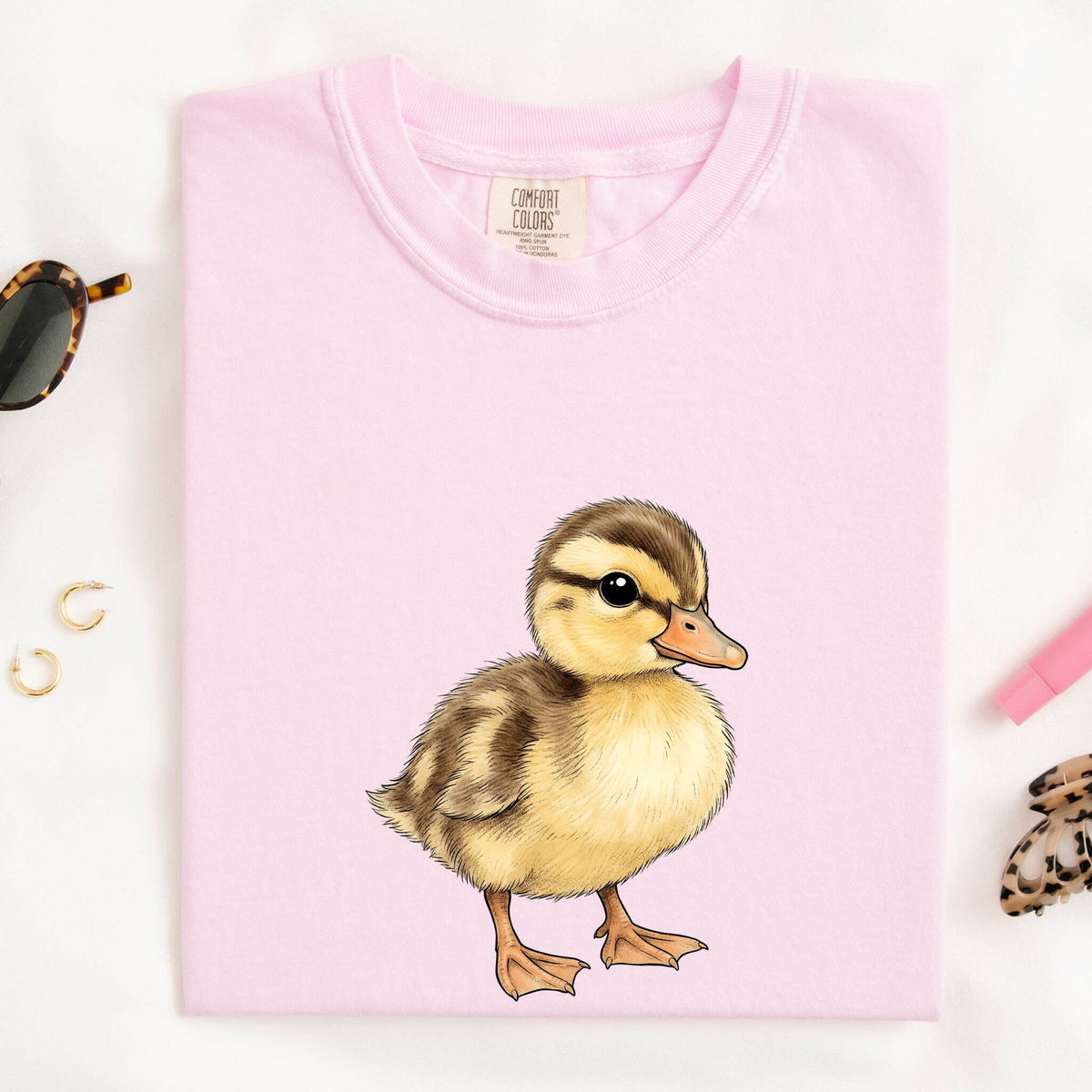 Cute Duckling Shirt, Duck Lover Tee, Farm Animal Graphic Tee