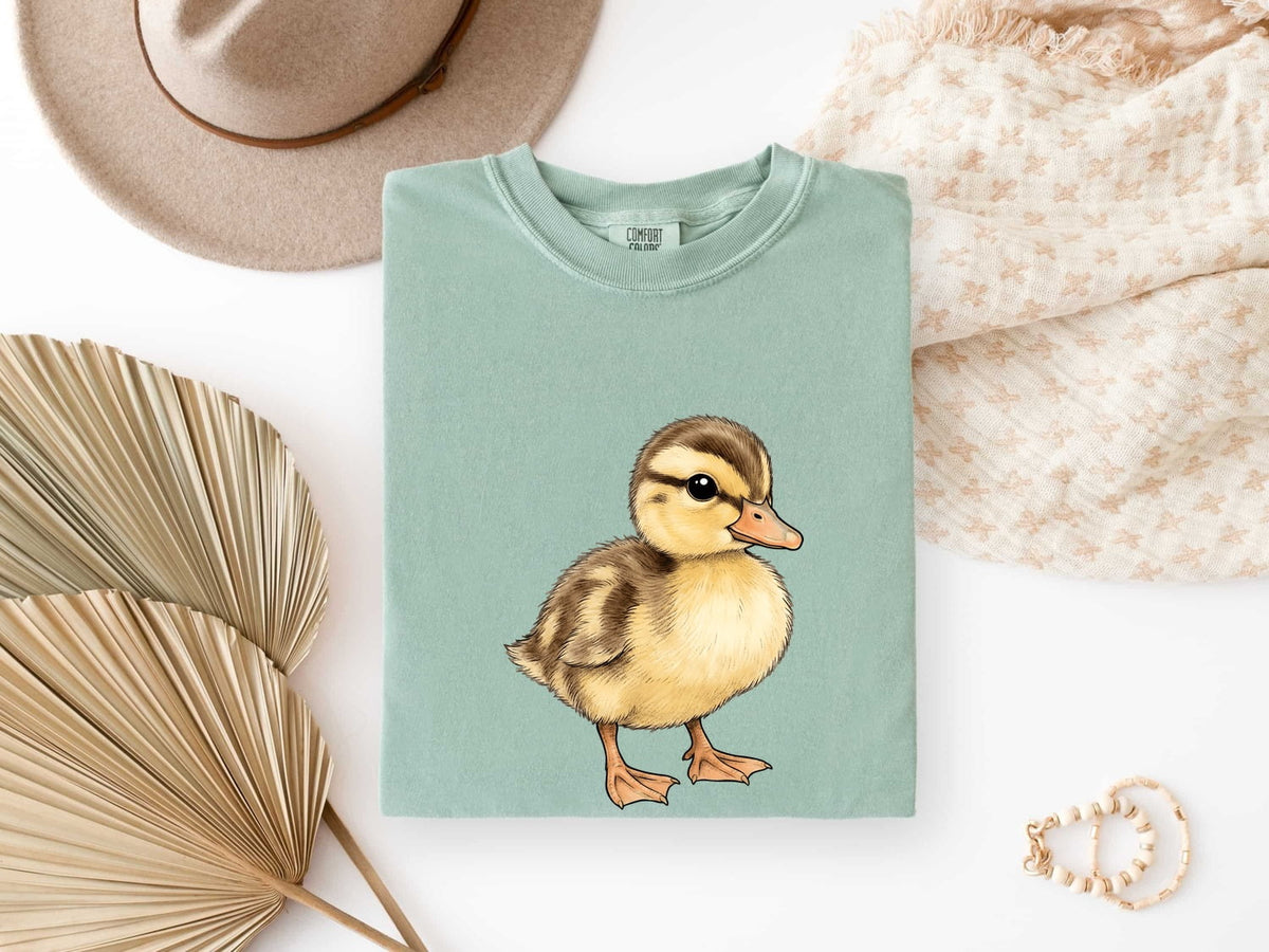 Cute Duckling Shirt, Duck Lover Tee, Farm Animal Graphic Tee