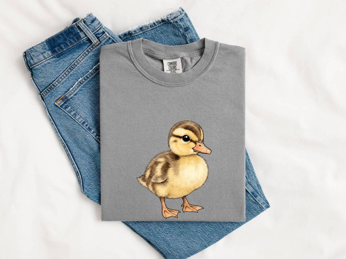 Cute Duckling Shirt, Duck Lover Tee, Farm Animal Graphic Tee