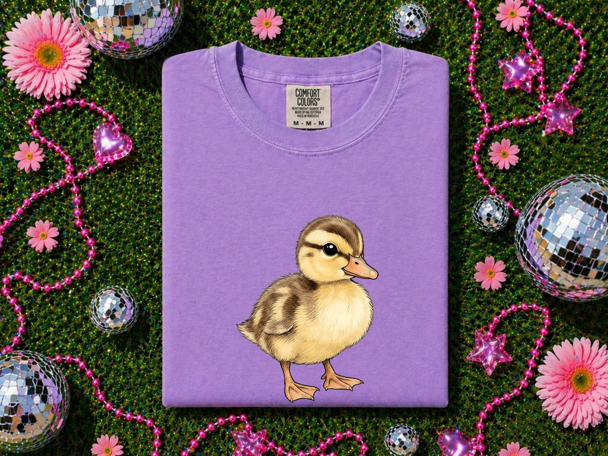 Cute Duckling Shirt, Duck Lover Tee, Farm Animal Graphic Tee