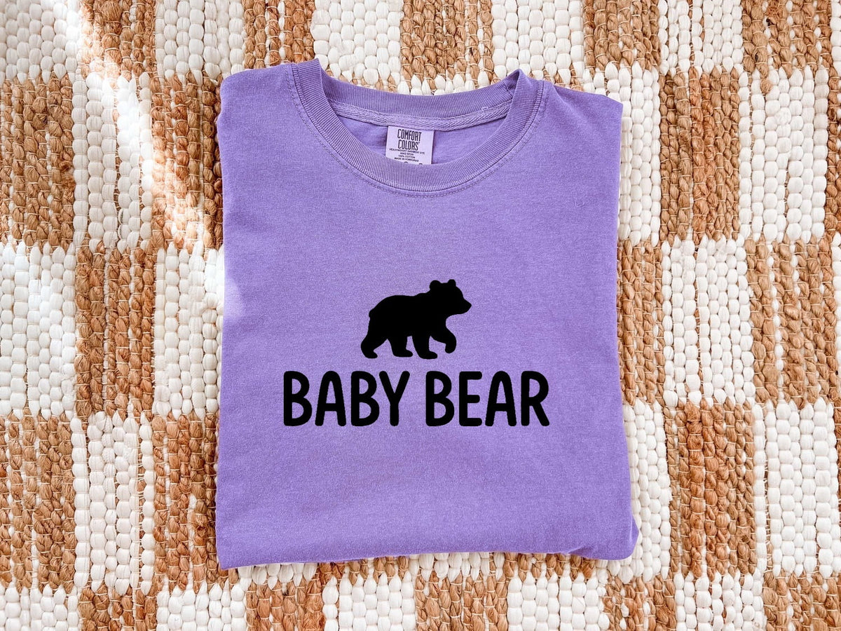 Baby Bear Shirt, Cute Bear Tee, Family Matching Tee