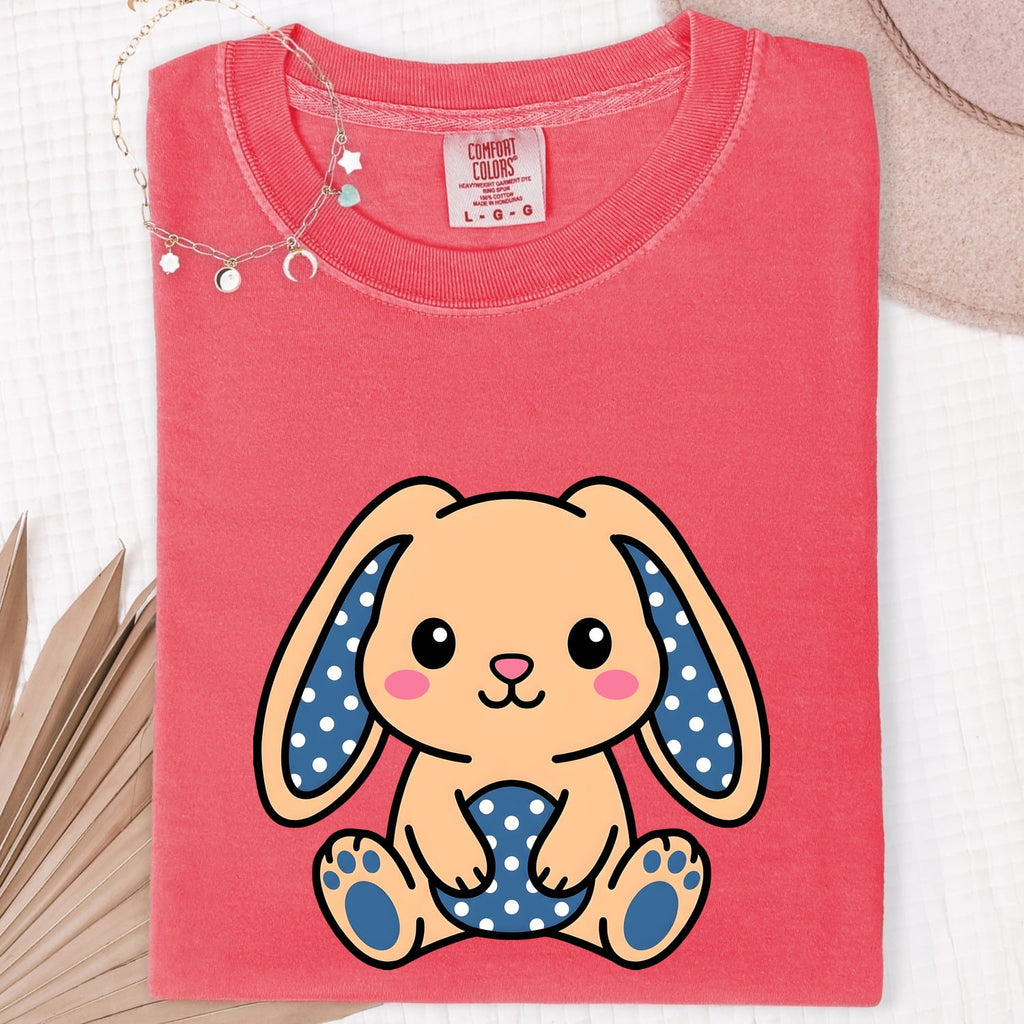 Cute Bunny Shirt, Kawaii Rabbit Tee, Bunny Lover Gift for Her