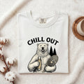 Chill Out Bear Shirt, Funny Polar Bear Tee, Outdoor Adventure Graphic Tee