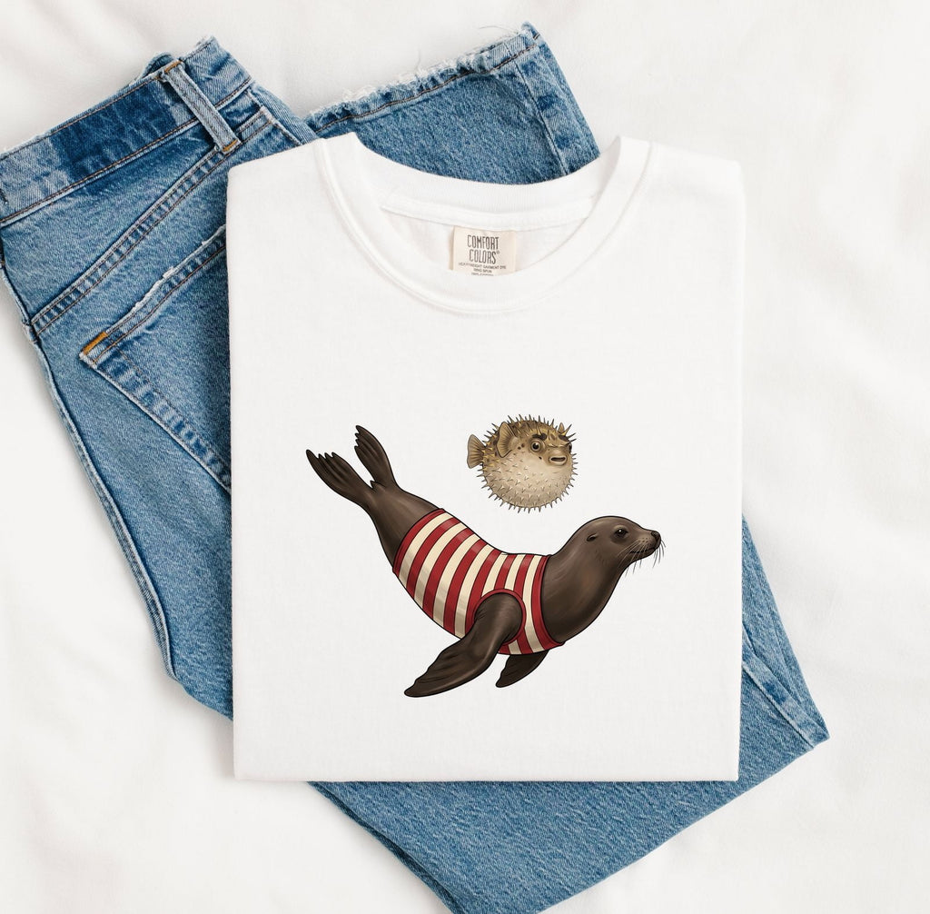 Funny Seal Shirt, Cute Ocean Animal Tee, Seal Lover Gift