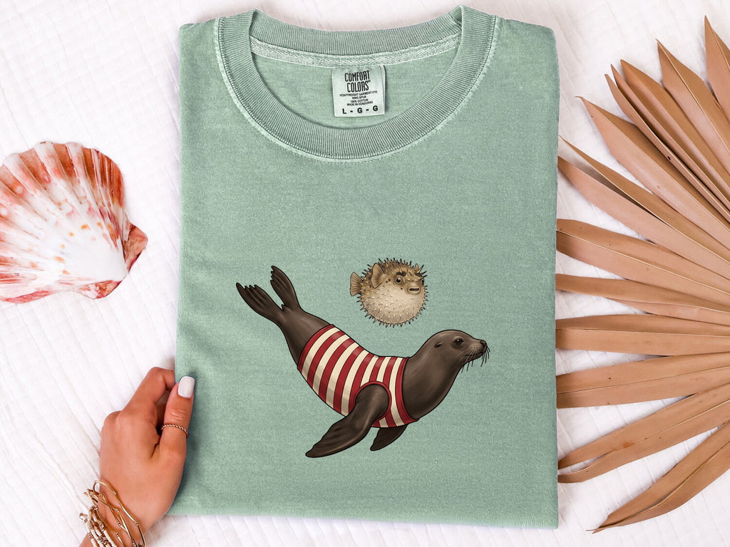 Funny Seal Shirt, Cute Ocean Animal Tee, Seal Lover Gift