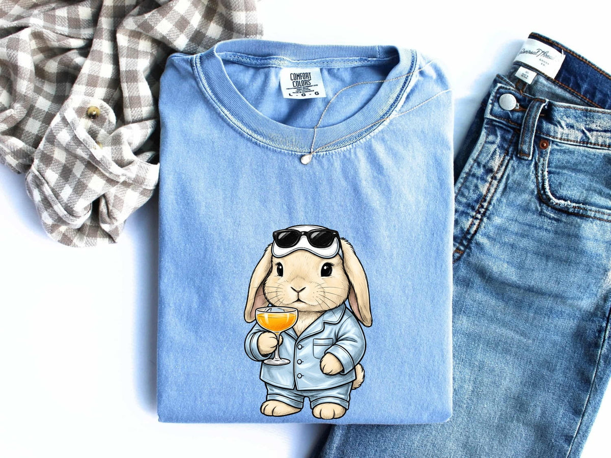 Cool Bunny Shirt, Rabbit Graphic Tee, Funny Animal Shirt