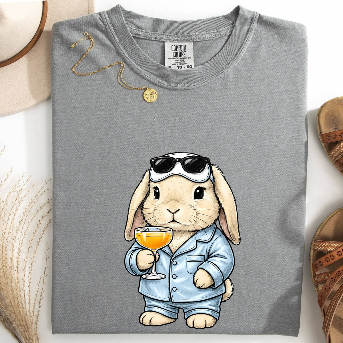 Cool Bunny Shirt, Rabbit Graphic Tee, Funny Animal Shirt