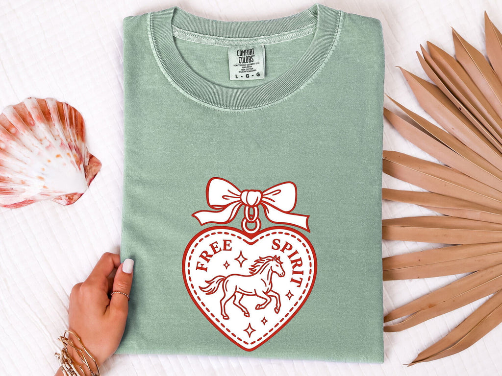 Free Spirit Horse Shirt, Western Cowgirl Tee, Horse Lover Gift