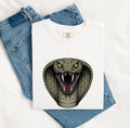 Cobra Snake Shirt, Reptile Lover Tee, Fierce Snake Graphic Tee
