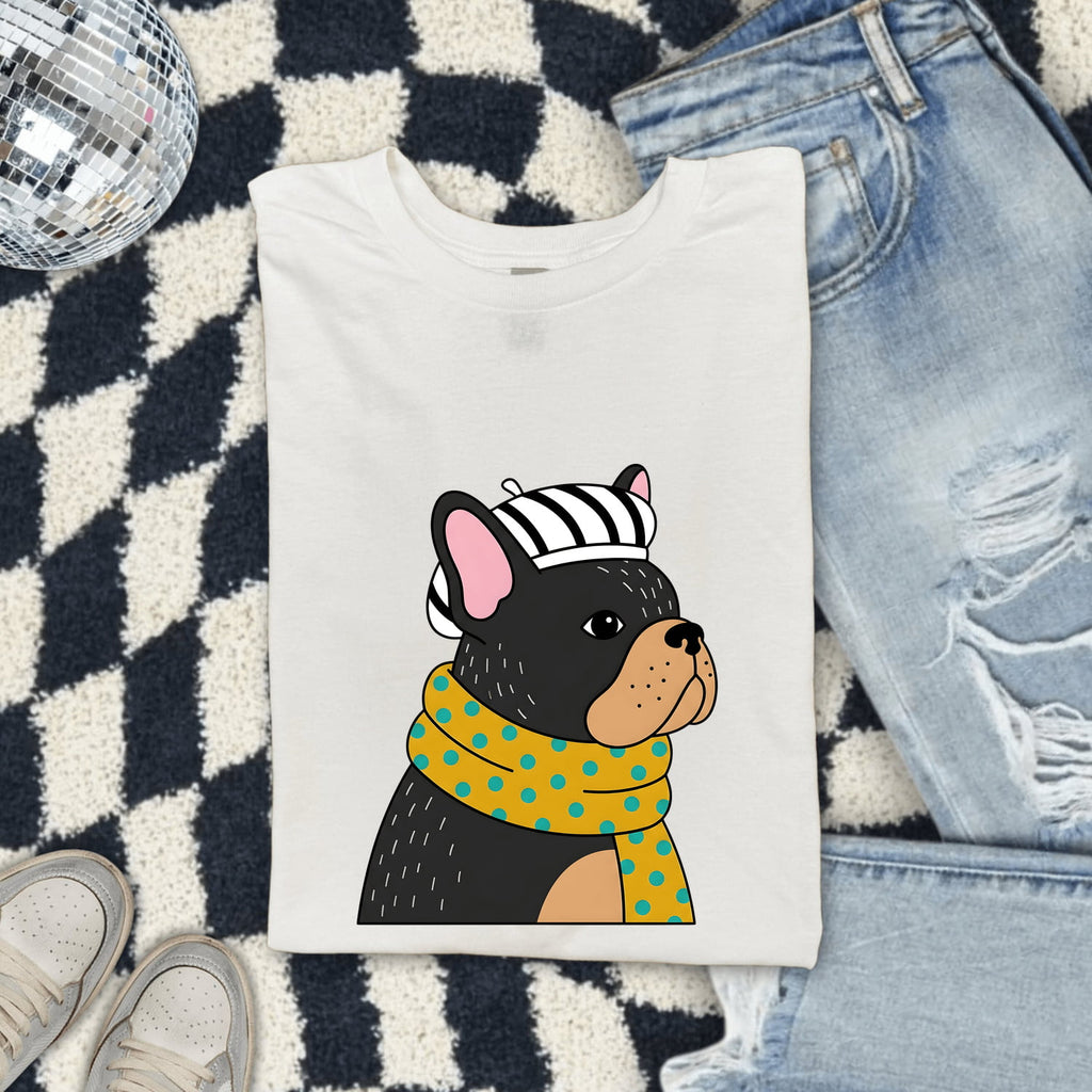 French Bulldog Shirt, Cute Frenchie Tee, Dog Mom Gift, French Bulldog Lover