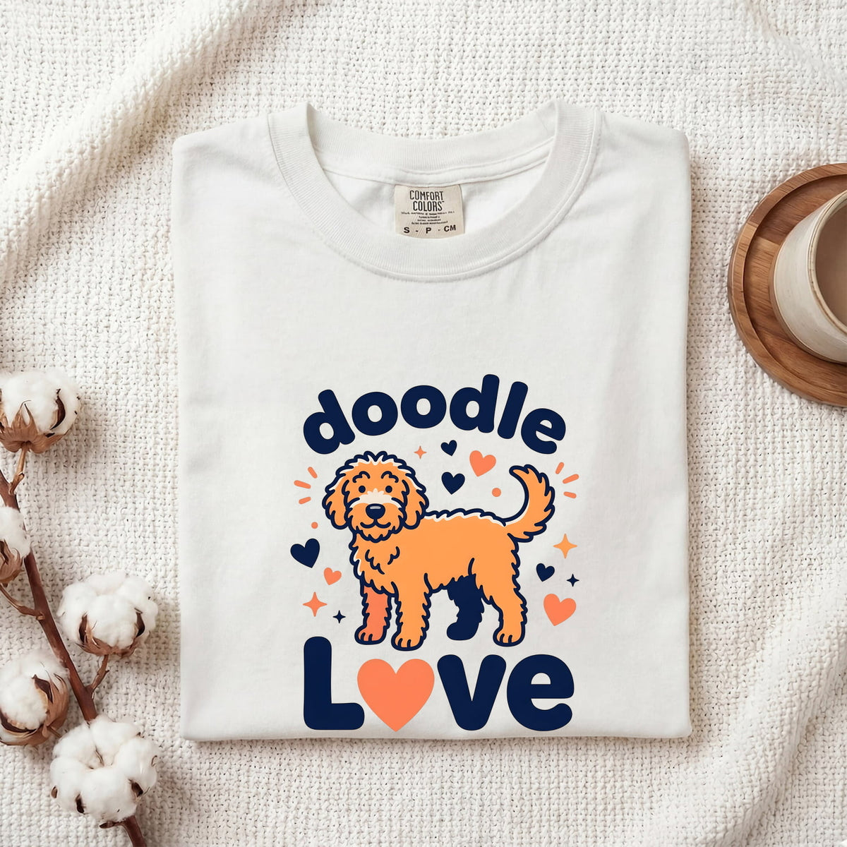 Doodle Love Shirt, Goldendoodle Mom Tee, Labradoodle Dog Lover Gift, Cute Puppy Shirt