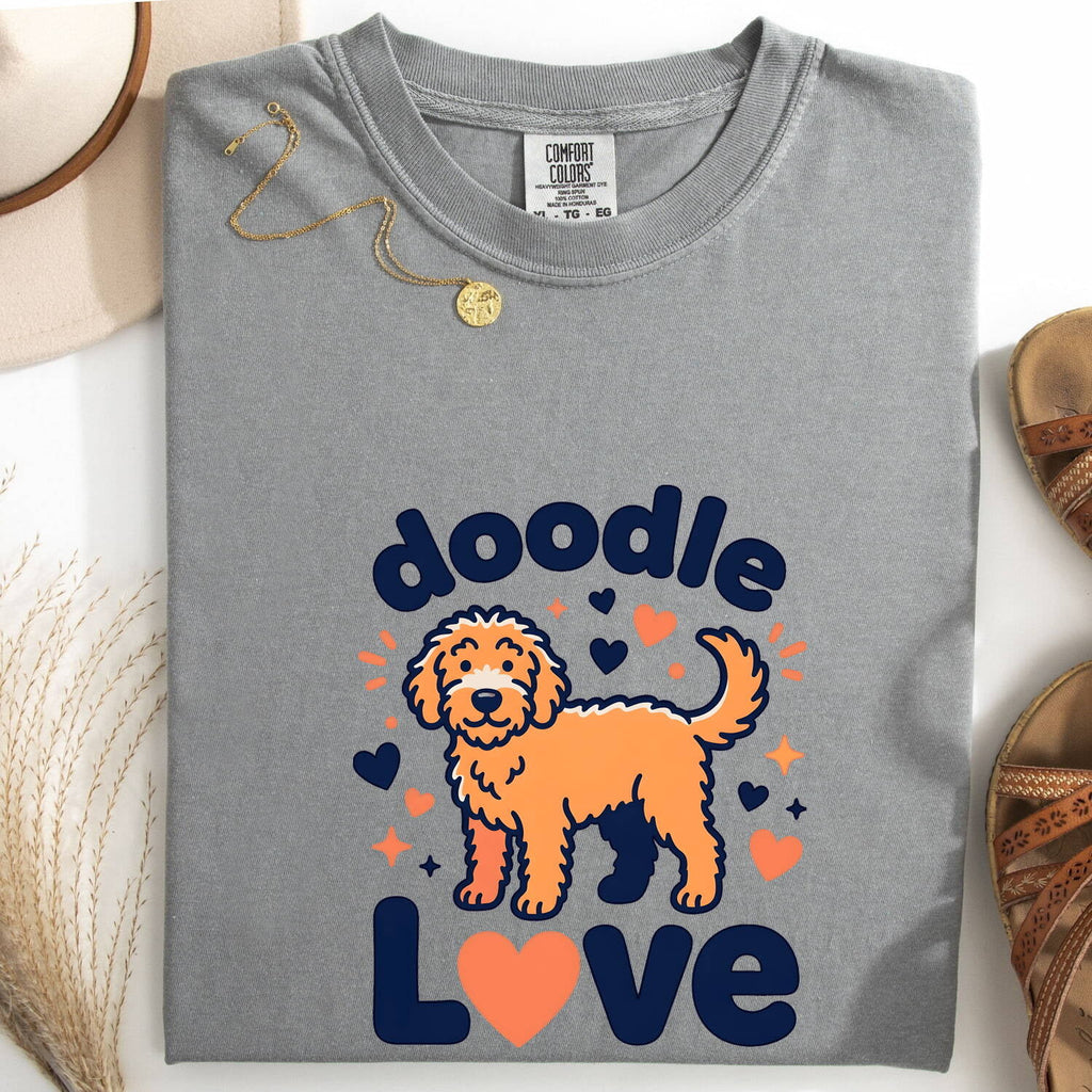 Doodle Love Shirt, Goldendoodle Mom Tee, Labradoodle Dog Lover Gift, Cute Puppy Shirt