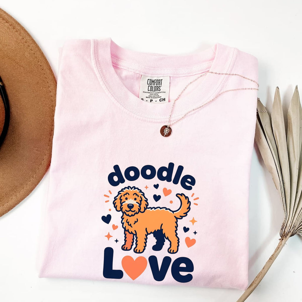 Doodle Love Shirt, Goldendoodle Mom Tee, Labradoodle Dog Lover Gift, Cute Puppy Shirt