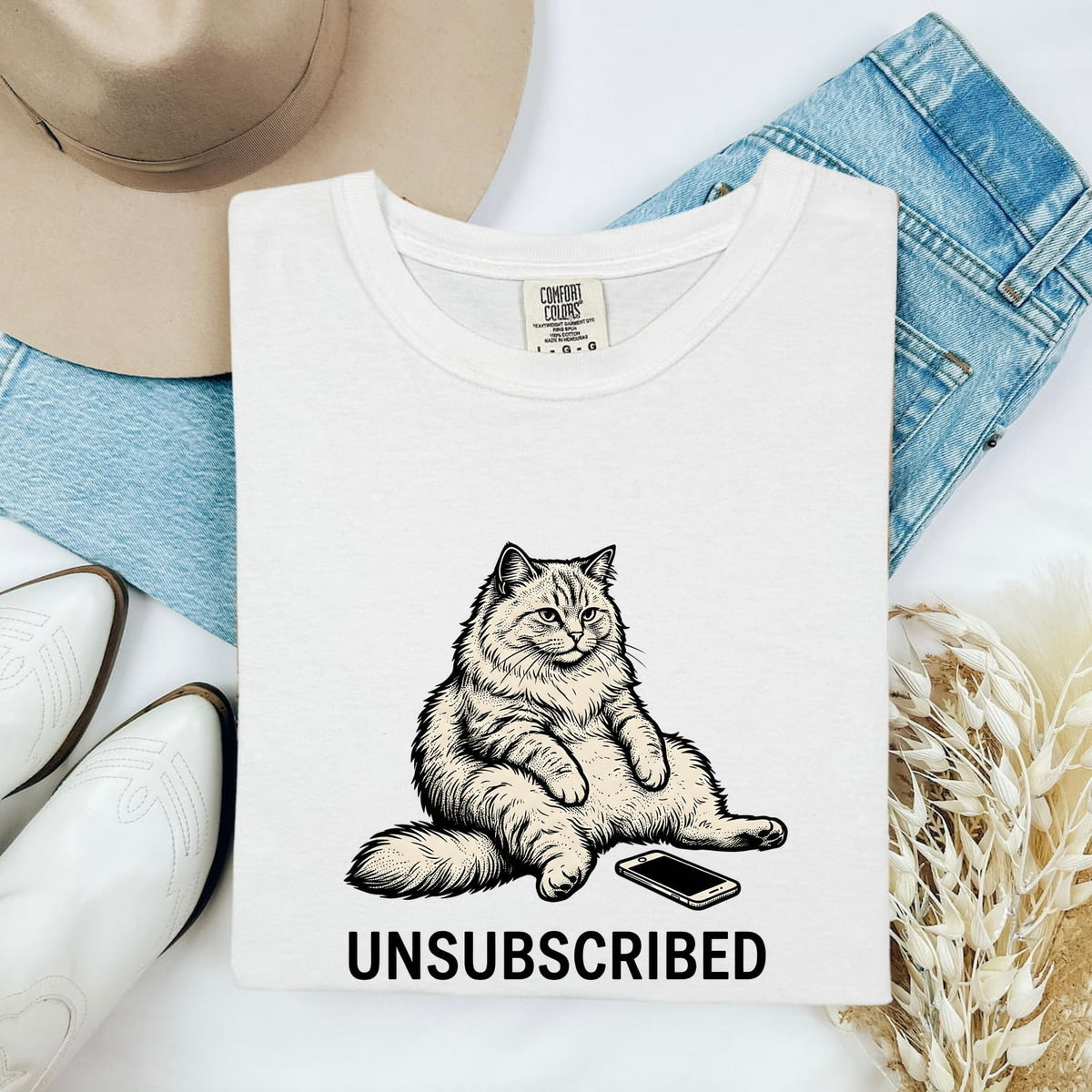 Unsubscribed Cat Shirt, Funny Cat Tee, Cat Lover Gift, Sarcastic Kitty Shirt