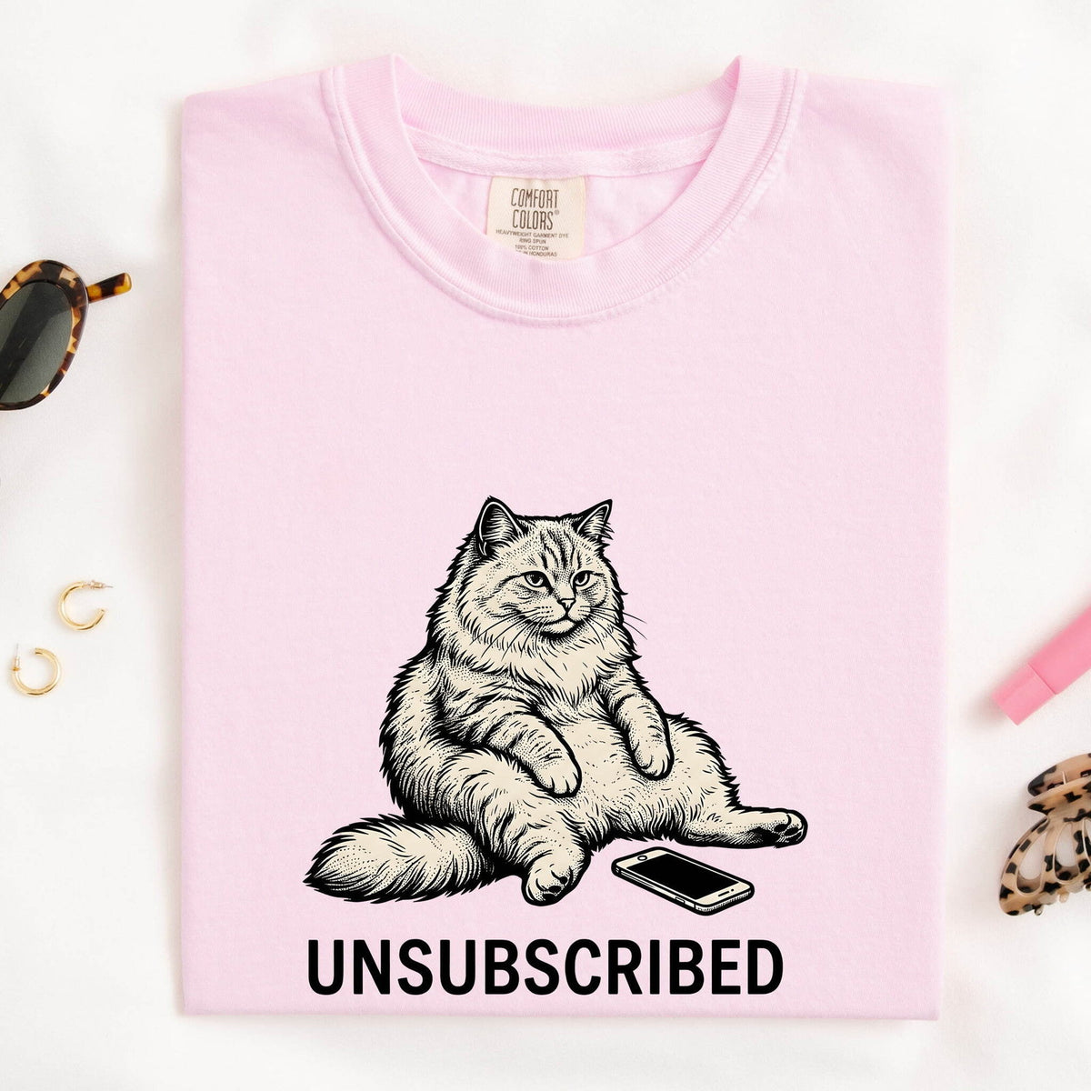 Unsubscribed Cat Shirt, Funny Cat Tee, Cat Lover Gift, Sarcastic Kitty Shirt