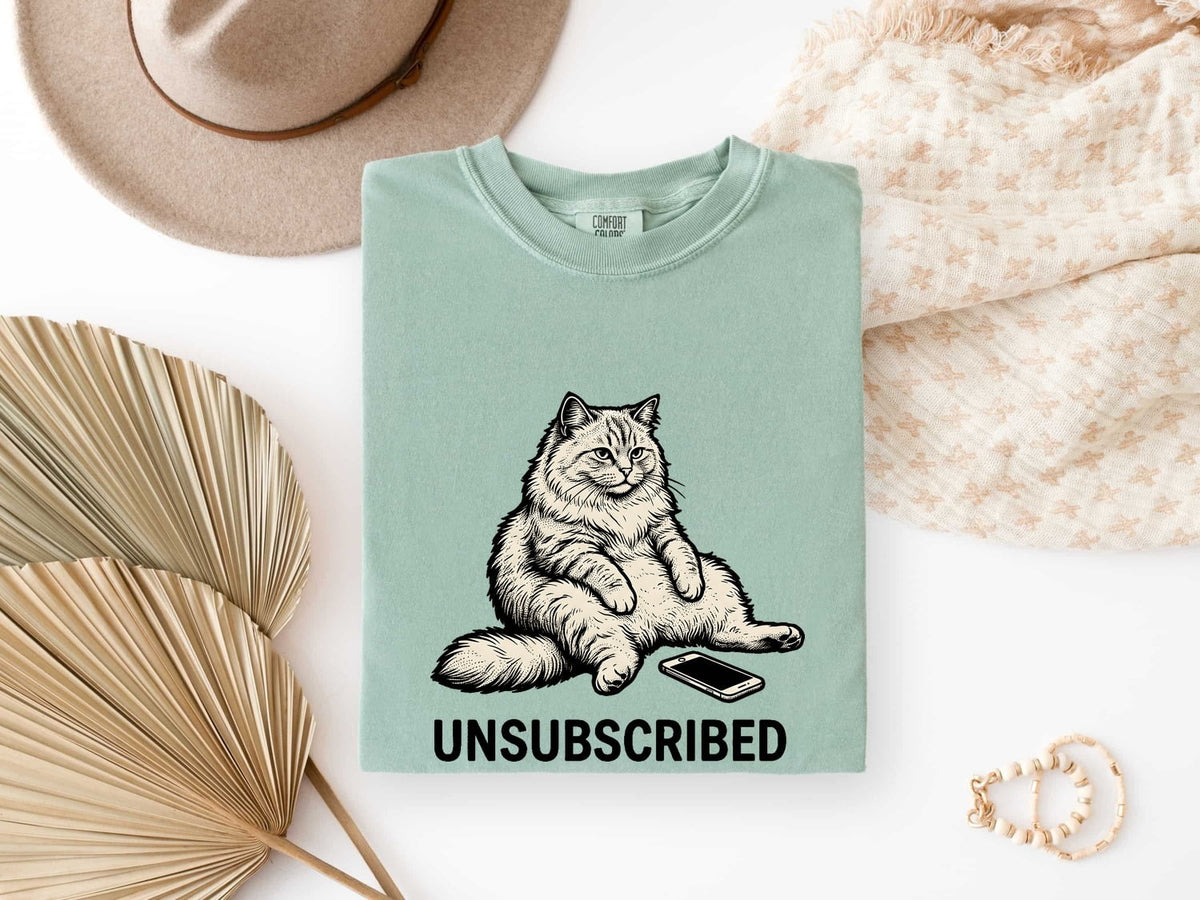 Unsubscribed Cat Shirt, Funny Cat Tee, Cat Lover Gift, Sarcastic Kitty Shirt