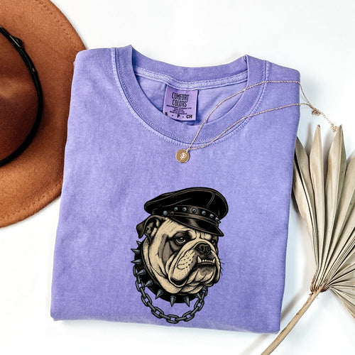Bulldog Biker Shirt, Funny Motorcycle Dog Tee, Bulldog Lover Gift