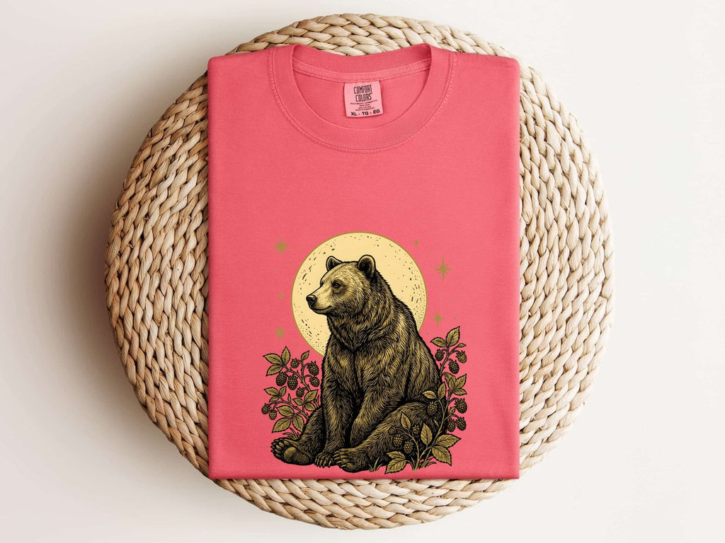Vintage Bear Shirt, Woodland Wildlife Tee, Nature Lover Gift