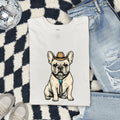 French Bulldog Cowboy Shirt, Western Frenchie Tee, Dog Lover Gift