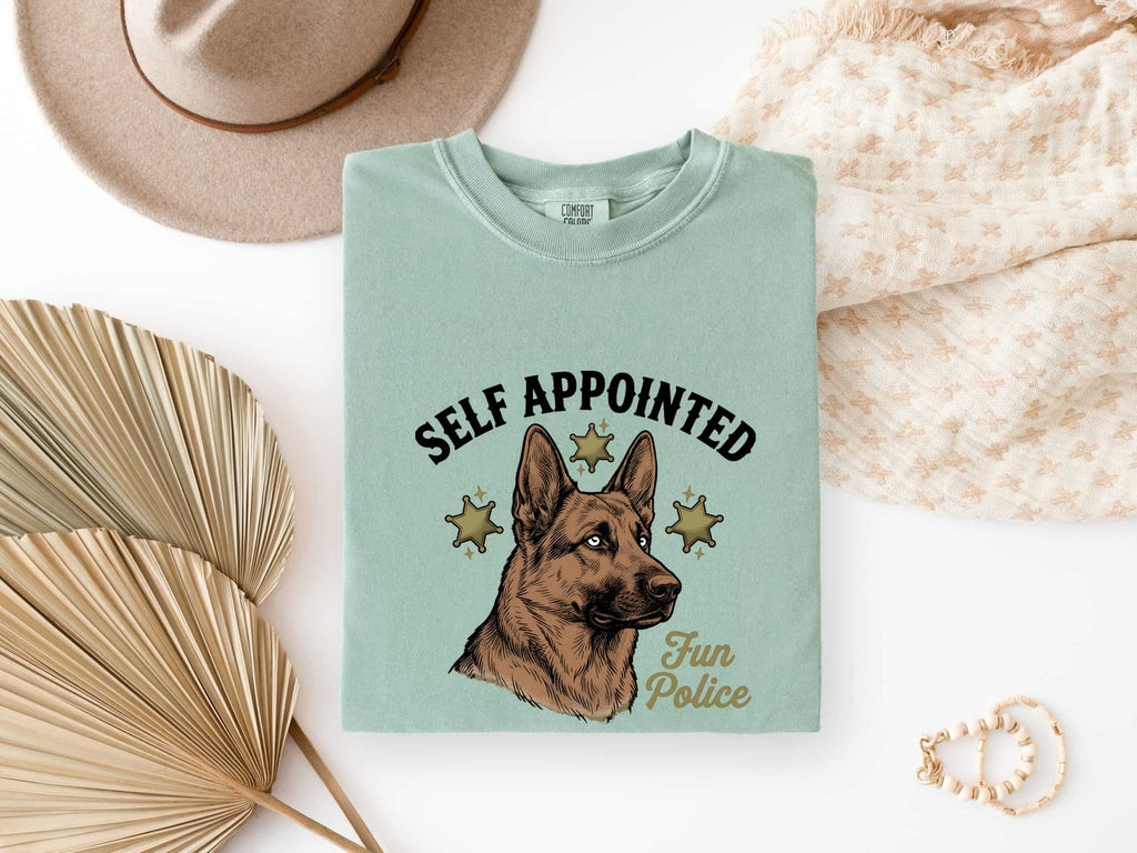 German Shepherd Shirt, Funny Dog Lover Tee, Fun Police Dog Mom Gift