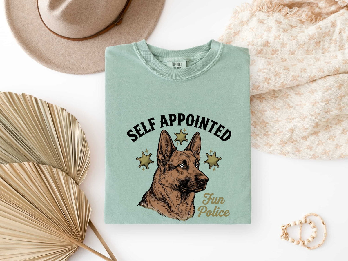 German Shepherd Shirt, Funny Dog Lover Tee, Fun Police Dog Mom Gift